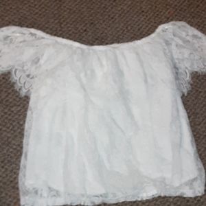 Lace Hollister crop top
